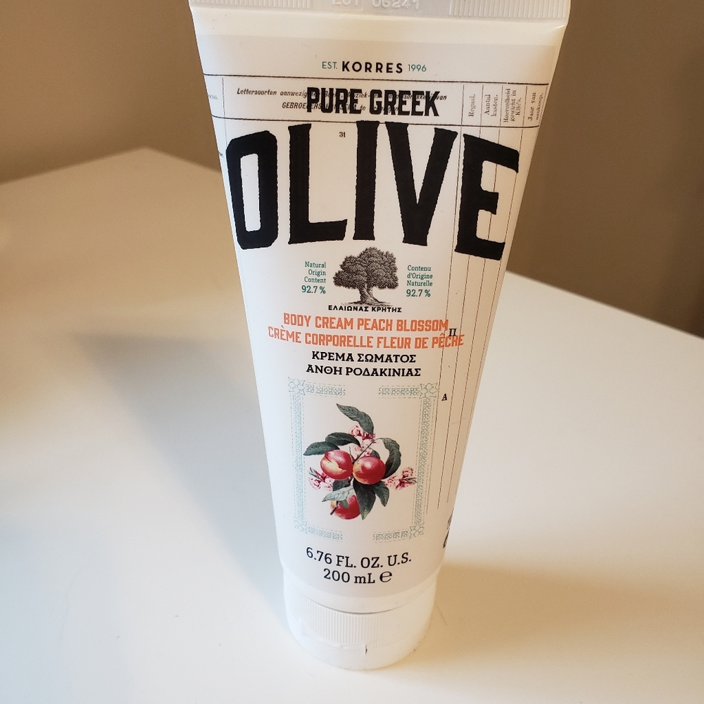 Pure Greek Olive Peach Blossom Body Cream